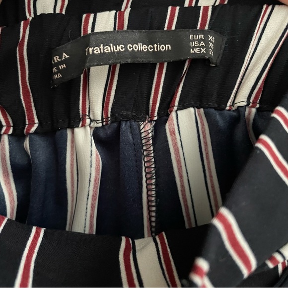 ZARA Striped Wide Leg Flowy Pants Size XS/S - Picture 5 of 5